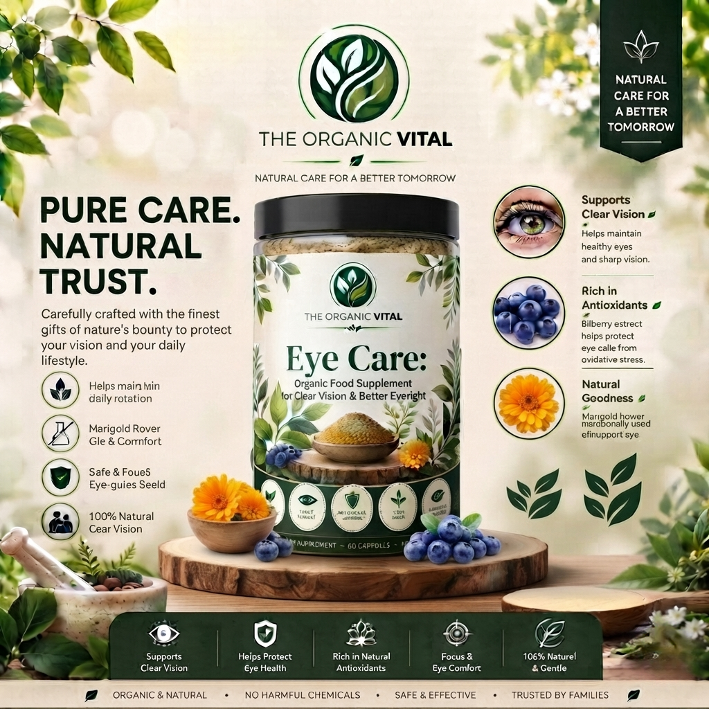 The Organic Vital - Eye Care Organic Food Supplement