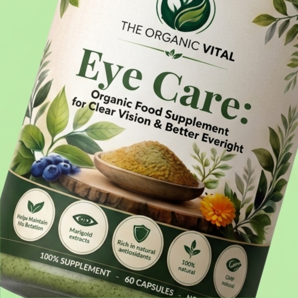 The Organic Vital - Eye Care Organic Food Supplement
